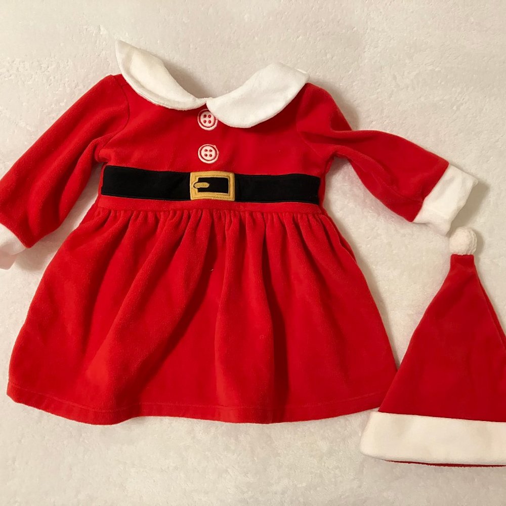 Baby Girls, Mrs. Claus Dress Set, Size: 6 Months